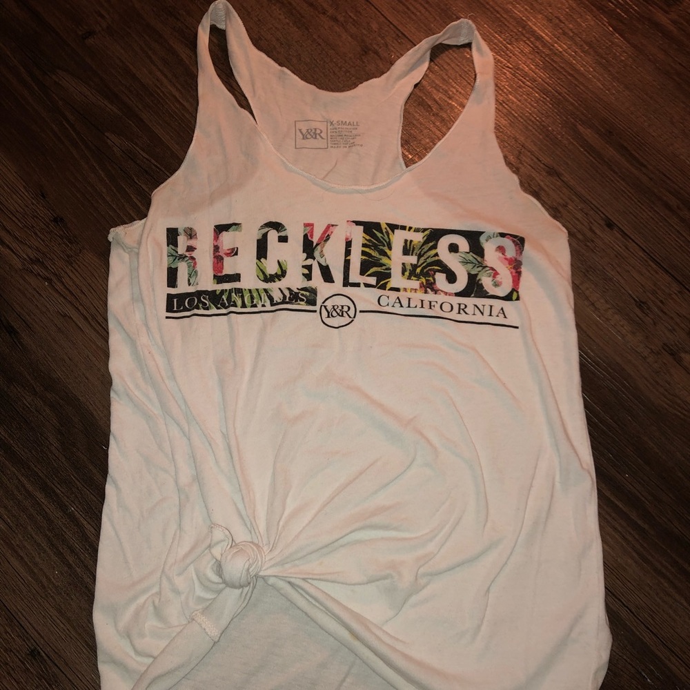 Young and reckless tank